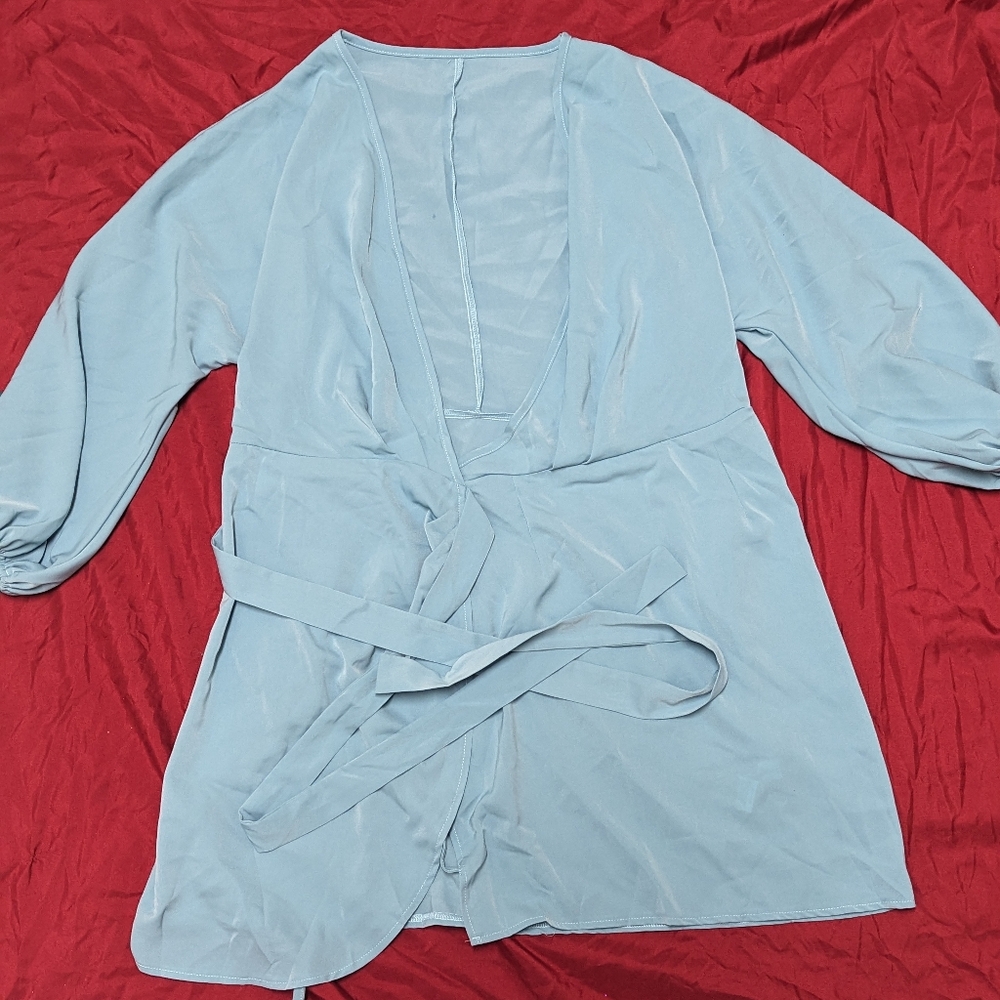 SHEIN Size 12 Blue Women's Top